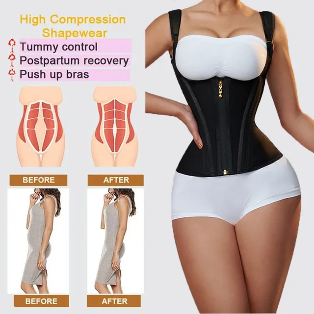 Colombian Double Compression Waist Trainer For Women Post