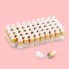 50pcs 1ml Clear Mini Glass Dropper Bottles Small with Glass Eye Dropper for Essential Oils Sample Traveling 1