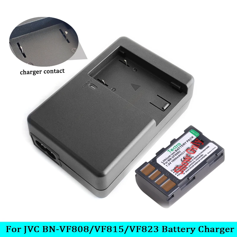 Battery Charger For For JVC BN-VF808U Camcorder BN-VF815U VF823 GZ-MS95 GZ-MG650 - View #2