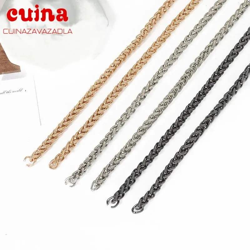

New Twist Chain Lantern Chain Chain Accessory Bag Crossbody Decorative Shoulder Strap Underarm Metal Bag Chain