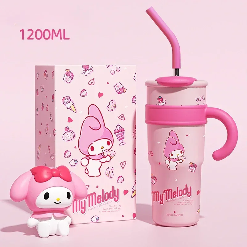 

Милая Мини-чашка Hello Kitty Cinnamoroll 316, термос из нержавеющей стали, портативный чайник, мультяшный подарок для детей и студентов