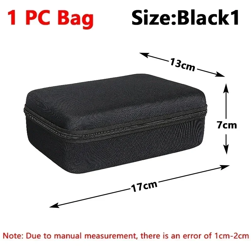 Versatile EVA Hard Storage Case - Shockproof Travel Organizer for Accessories and Makeup