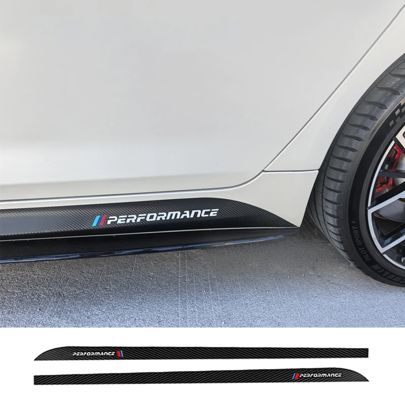 M Performance Seitenschweller-Aufkleber für BMW F20 F40 F22 F30 E90 F32 F10 F06 F07 F46 M3 M4 M5 E60 Z4 G20 F15 F16 G30 X1