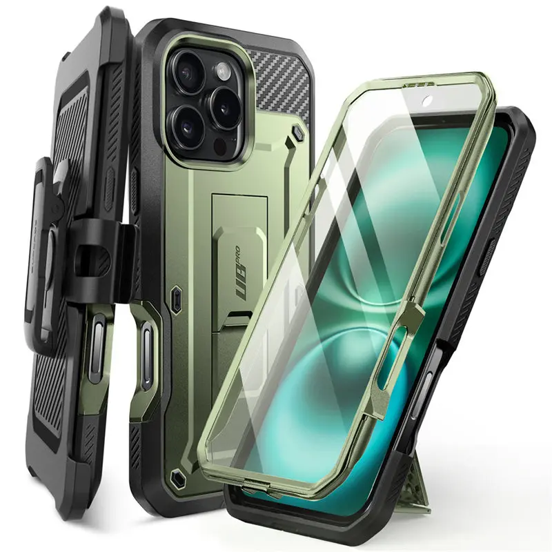 Ultimate Rugged Full-Body Phone Case with Built-in Screen Protector