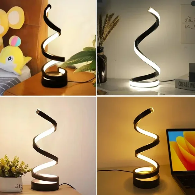 LED Spiral Dimming Table Lamp 6