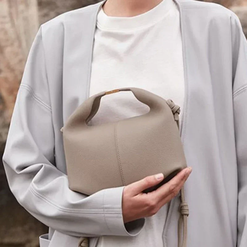 

Brand Lunch Bag Designer Shoulder Square Women Polana Elegant Learher Genuine Crossbody Samll Bag Female French Bag Bag