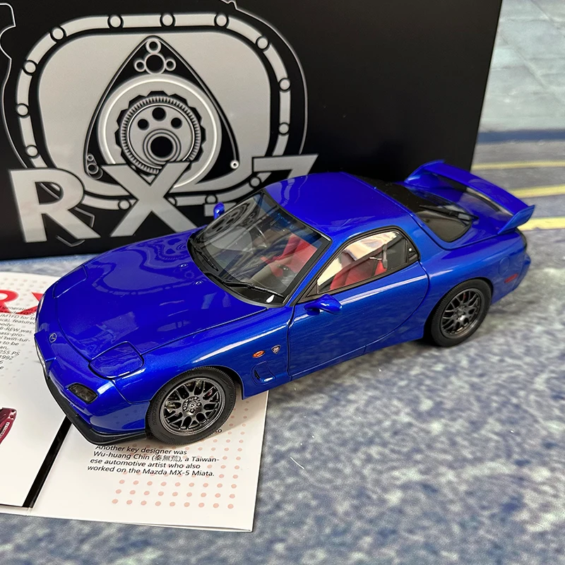 マイクマスター1:18,マツダ,rx7,スピリット,合金車モデル,友人,誕生日プレゼント,個人コレクション