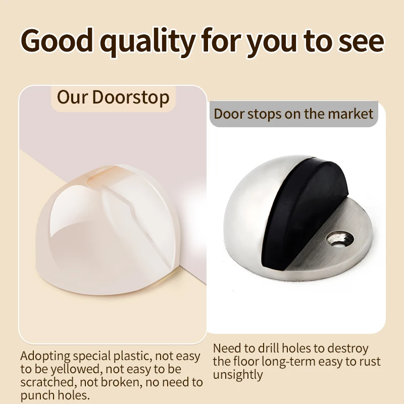 Door stopper Silicone door stopper Door stopper bumpers Transparent Door Stopper Door Handle Anti-Collision
