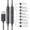 Type-C Wired Headphones  For Samsung Galaxy S24 S23 S22 3.5MM in-Ear Headphone A53 A52 Note 20 USB-C Earphone  HiFi Bass Stereo 2