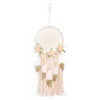Woven Flower Feathers Dreamcatcher Boho Macrame Hanging Dream Catcher DIY Wind Chimes Wall Art Wedding Decoration 1