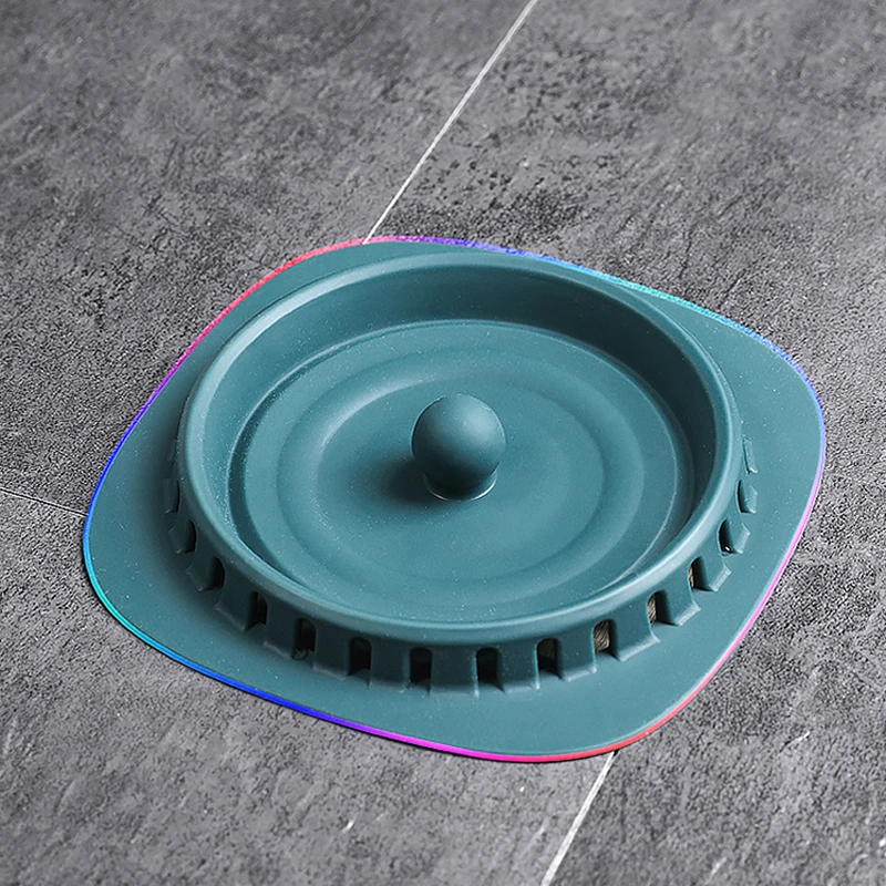 Shower Floor Drain Hair Catcher Hair Catcher Bathroom Sink Silicone Floor Drain Aliexpress