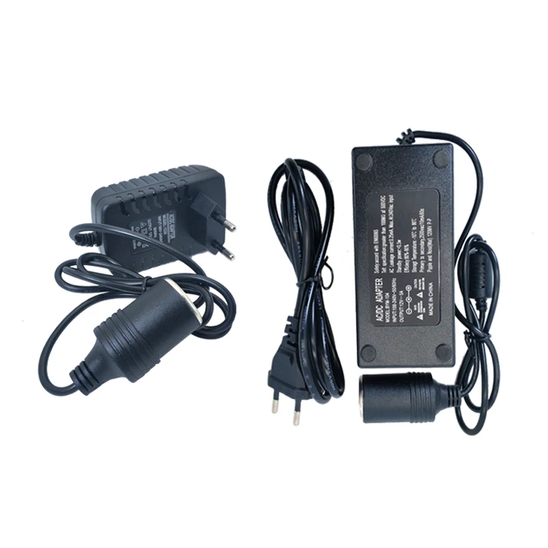 AC DC 110V 220V  12V 전원 공급 장치, 자동차 담배 라이터 컨버터 인버터, EU 플러그 포함, 2A, 5A, 8A, 10A, 220V, 12V 전원 공급 장치