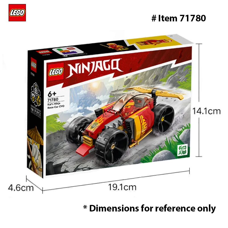 Lego 71780 NINJAGO Kai's Ninja Race Car EVO, 20in1 Racing