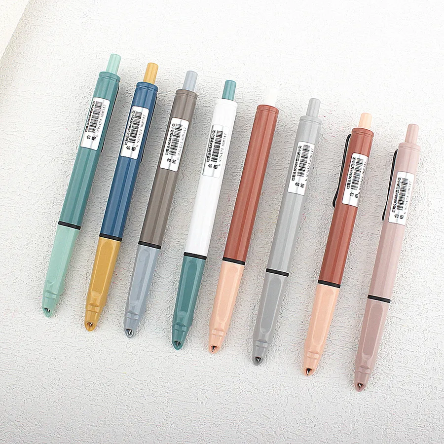 Press Fountain Pen Retractable EF Nib Metal with Clip Writing Ink Pen Converter School Supplies Stationery 6
