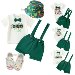 Baby Clothes Set Newborn Photoshoot Birthday Cake Smash Outfit Baby Girl Outfit Set Safari Kids Boys Clothing for 1 2 3 Year Old