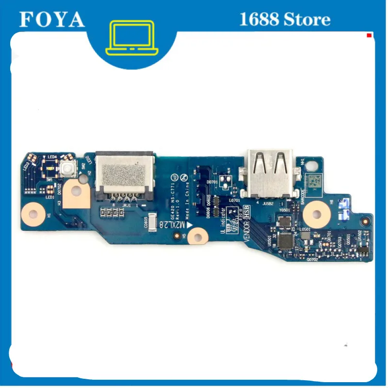 

New Original USB Sub Card Board Connector For Lenovo Thinkpad E14 Gen 2 witch Board USB Small Board NS-C771 FRU 5C50S73054