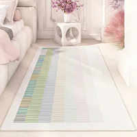 Colorful Textured Cute Style Girly Room Decoration Carpet Soft Comfortable lounge Carpets Non-slip Machine Washable Rug Alfombra 2