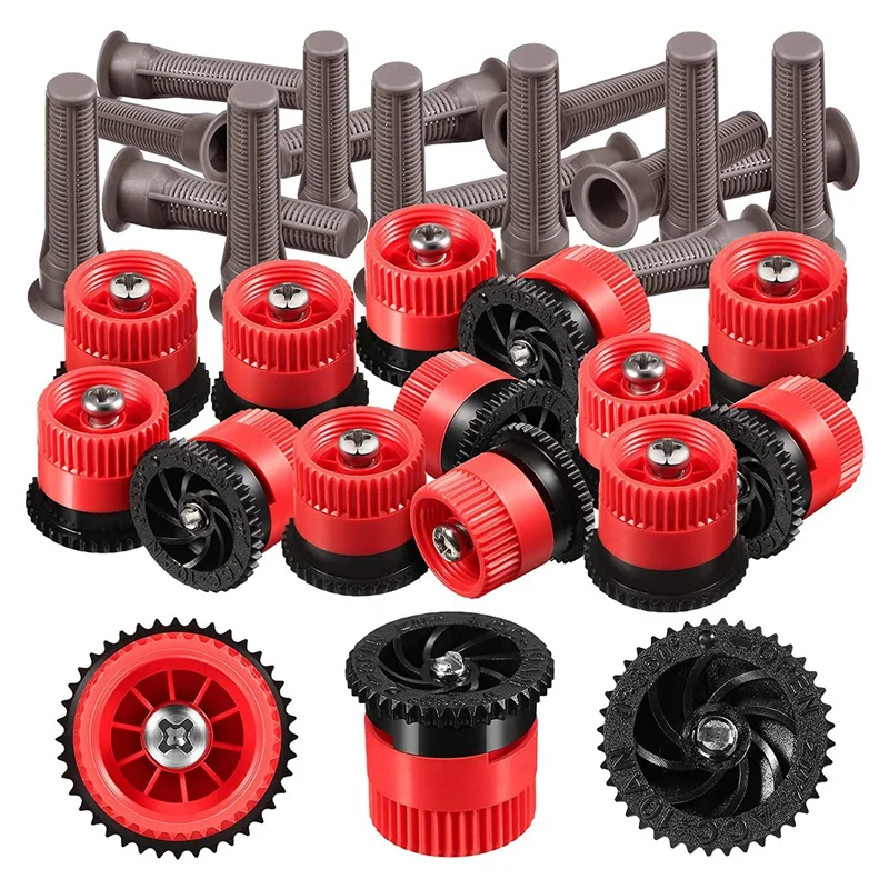 

16 шт., спринклеры с регулируемой дугой, радиус 9,8 футов