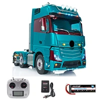 1/14 Metal LESU RC Tractor Truck 6*6 Topline for DIY Cabin 1851 3363 RTR Car Painted Model Electric Wiper Toys Gifts Thzh1394 1