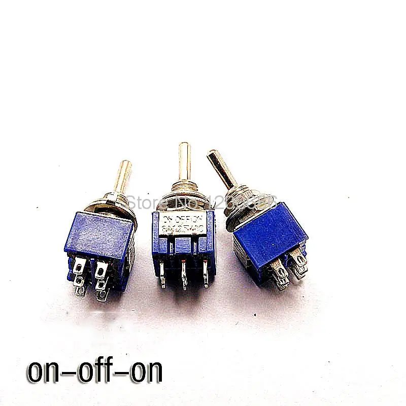 

Toggle switch Toggle switch MTS203 3A / 250V 6A / 125V double 6 feet 3 files