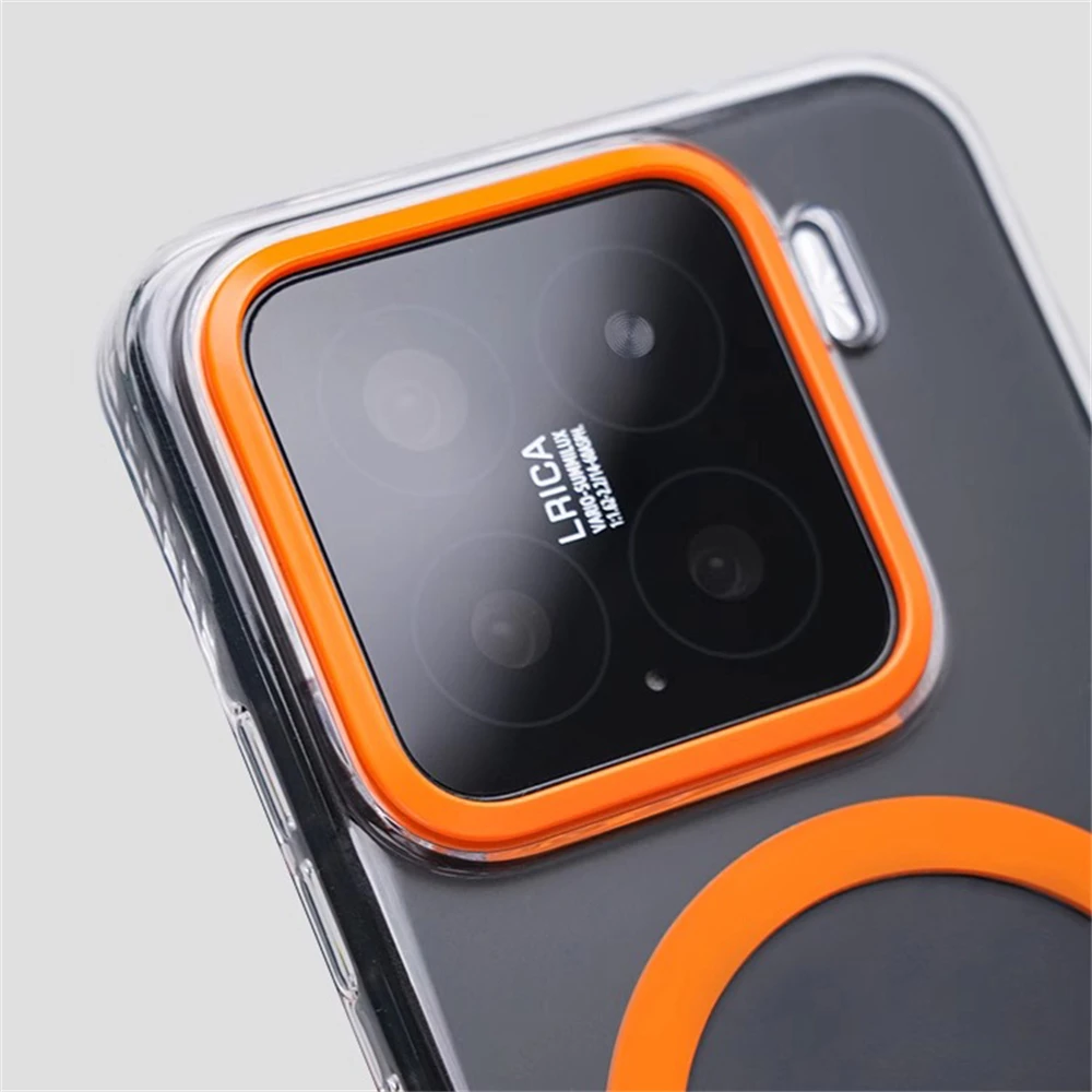 Ultra Thin Transparent HD Magnetic Phone Case - Wireless Charging Compatible, Simple Clear Hard Cover