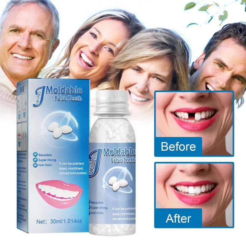 60/30ml Teeth Gap Repair Temporary Falseteeth Broken Teeth Filling