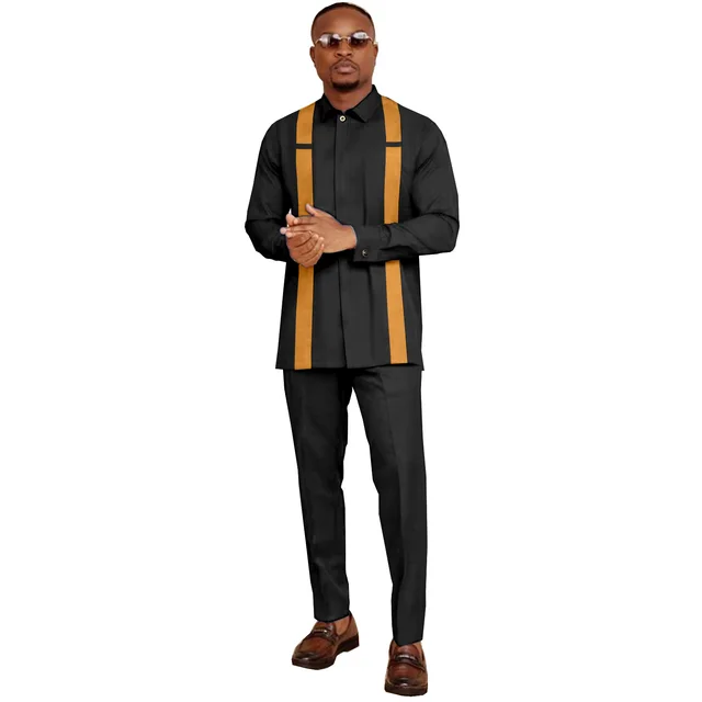 Segun Long Sleeve Dashiki Outfit - Image 3