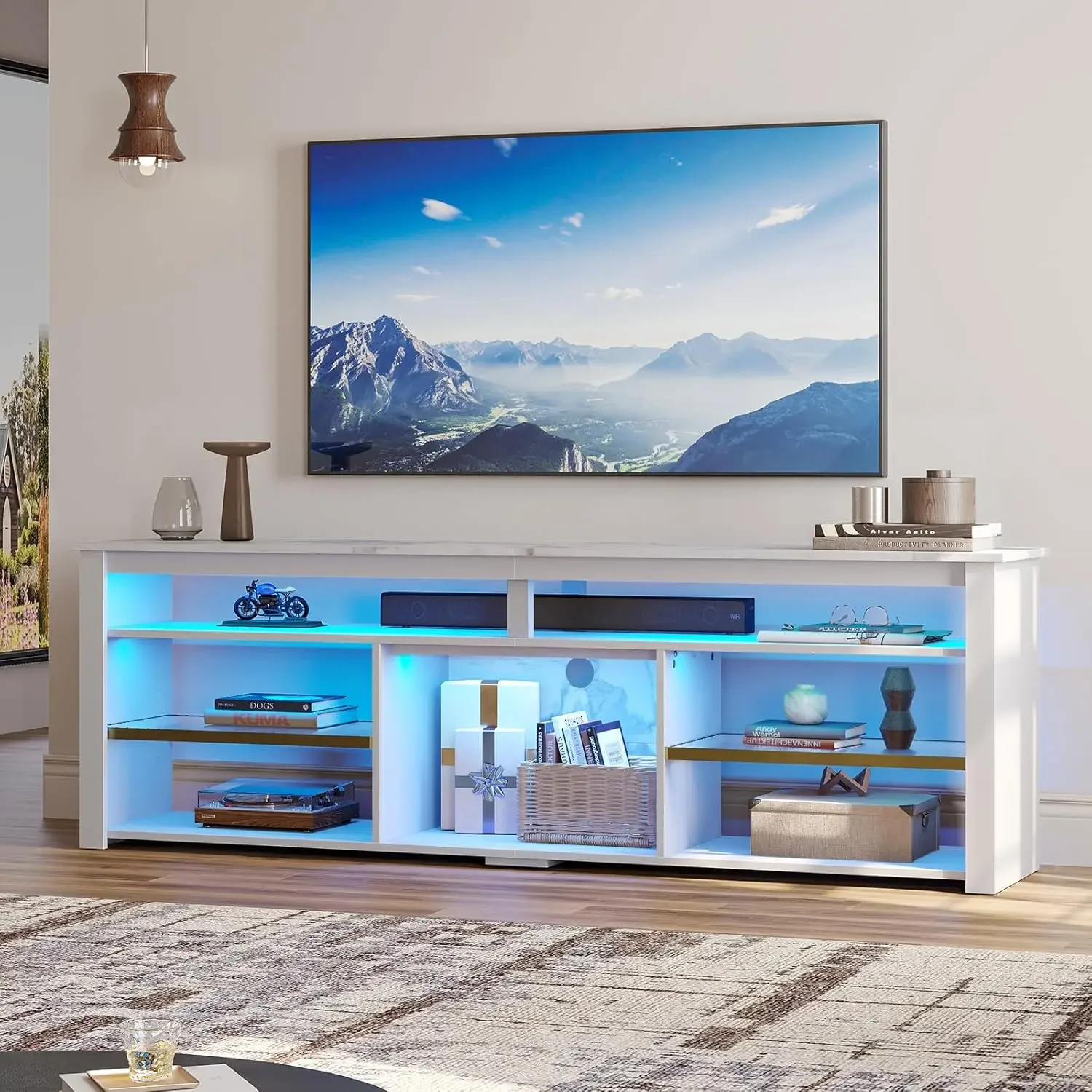 White Marble 70 inch