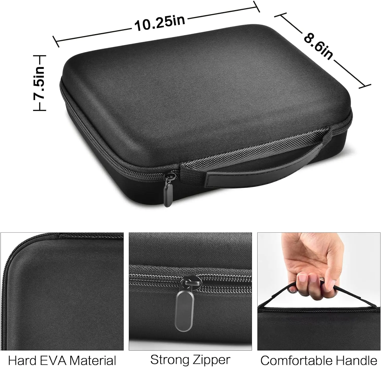 Deluxe Carrying Case for Men's Grooming Kit and 18-Piece Trimmer Set