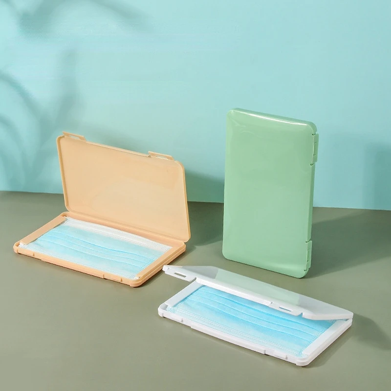 Portable Mask Box Disposable Mase Case Mask Storage Case Mask Holder Save Mask Holder Face Mask