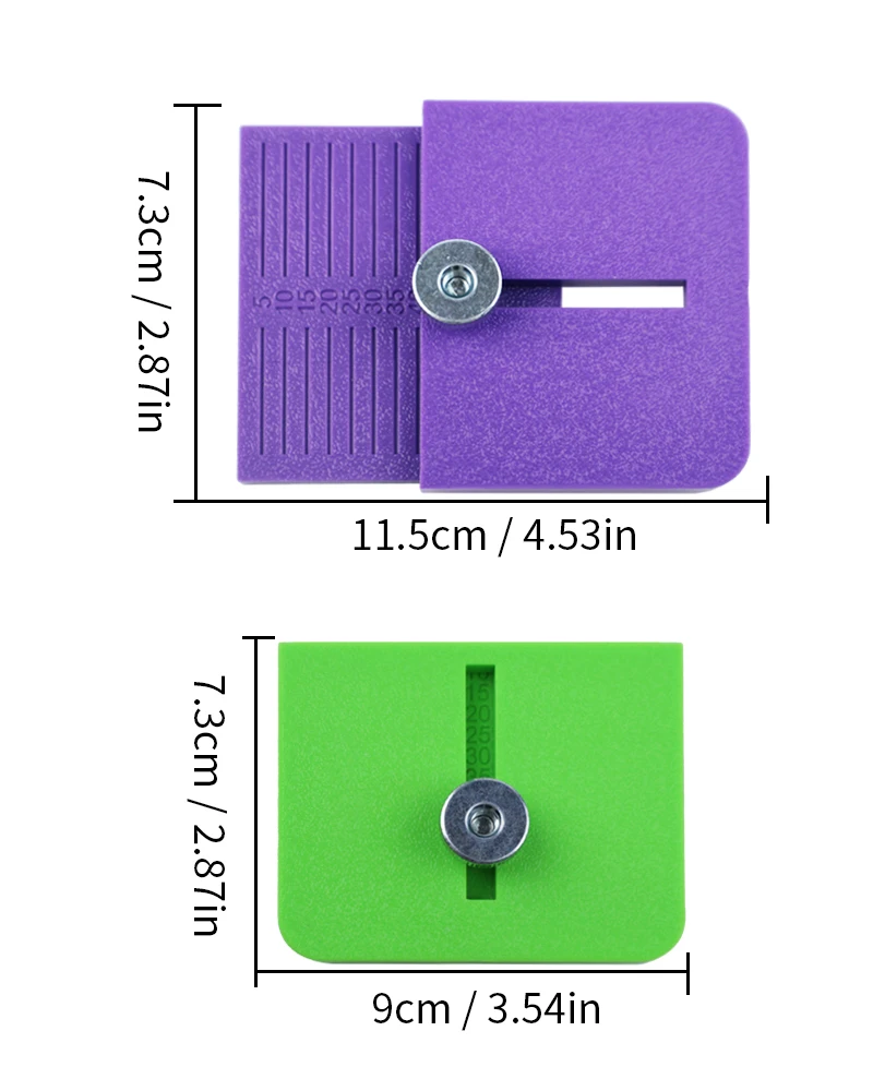 Professionelles Vinylfolien-Schneideset mit 2 Teilen - Verstellbare Abstandsführung für Glatte Kanten Verstecktes Klingen-Design für Sicheres Schneiden von Carbonfolie – Detail 7