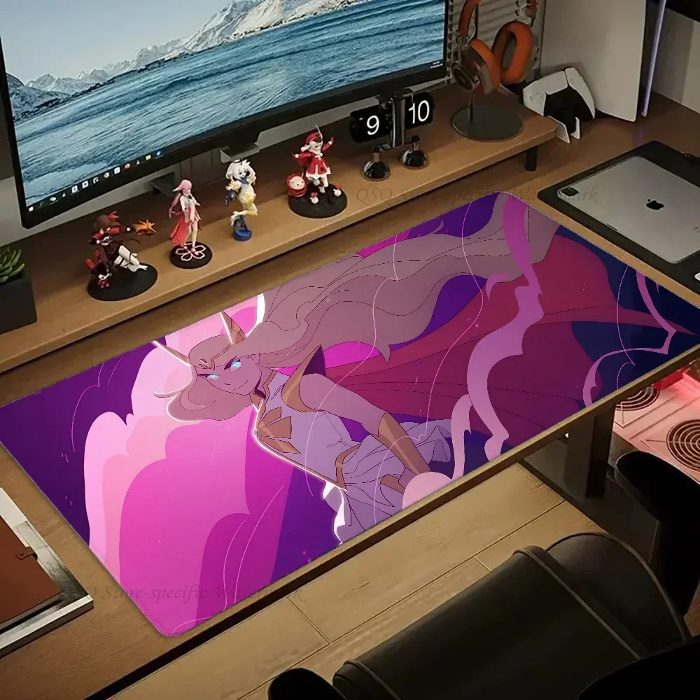 1pc Cartoon A-She-Ra And The Princesses Of Power Mouse Mat Desk Mat With Pad Gaming Accessories Prime Gaming XXL Keyboard Pad 4