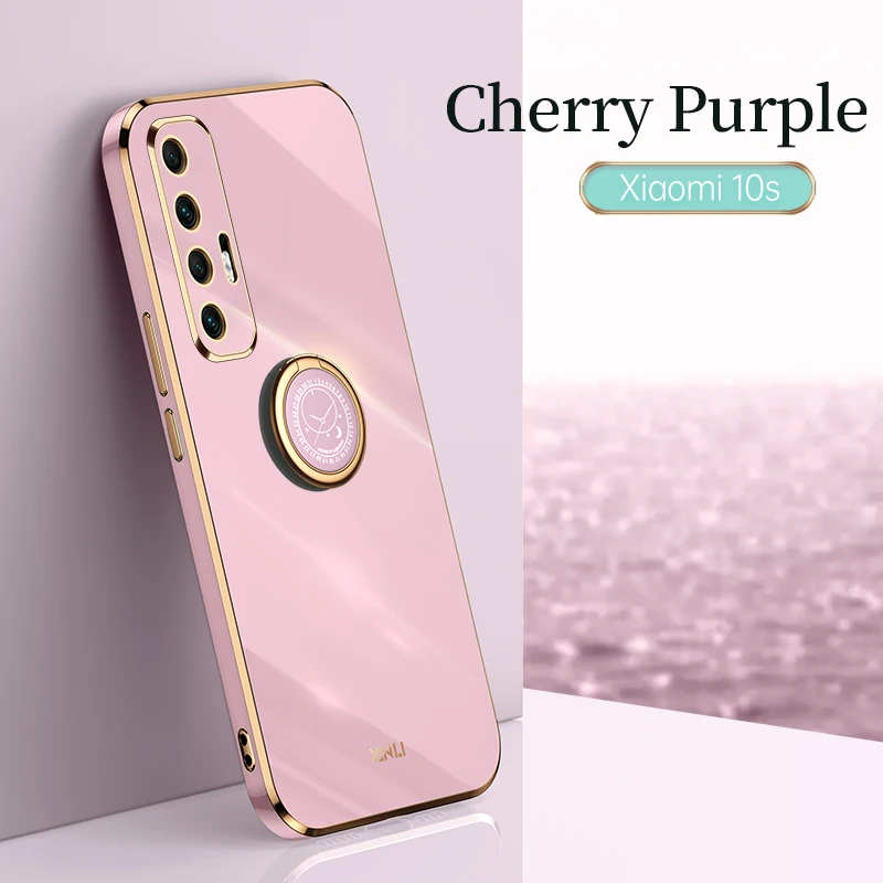 

Phone Case for Xiaomi Mi 10 Xiaomi Mi 10i Xiaomi Mi 10S Xiaomi Mi 10T Xiaomi Mi Note 10 Luxury Plating Square Phone Cover
