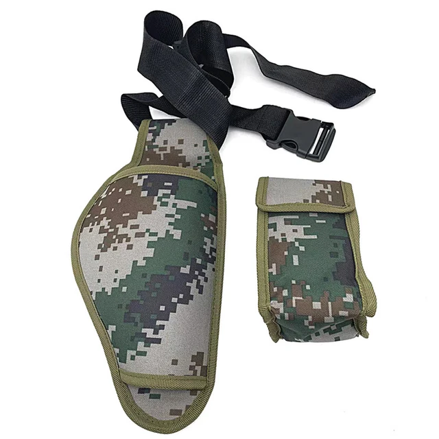 Garden Electric Pruning Shear Waist Bag with Battery Storage Box with Belt Portable Outdoor Shear Scissor Storage Tools Bag 5