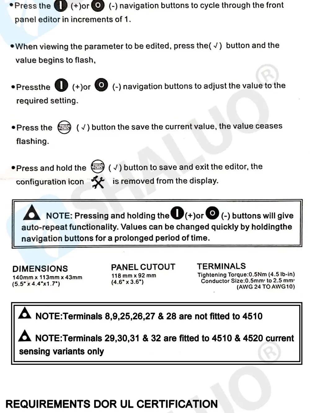 Description Picture 5 of item4520 Replace Original DSE4520 MKII Diesel Generator Controller Panel Genset Auto Mains Failure Control Module Generator Parts