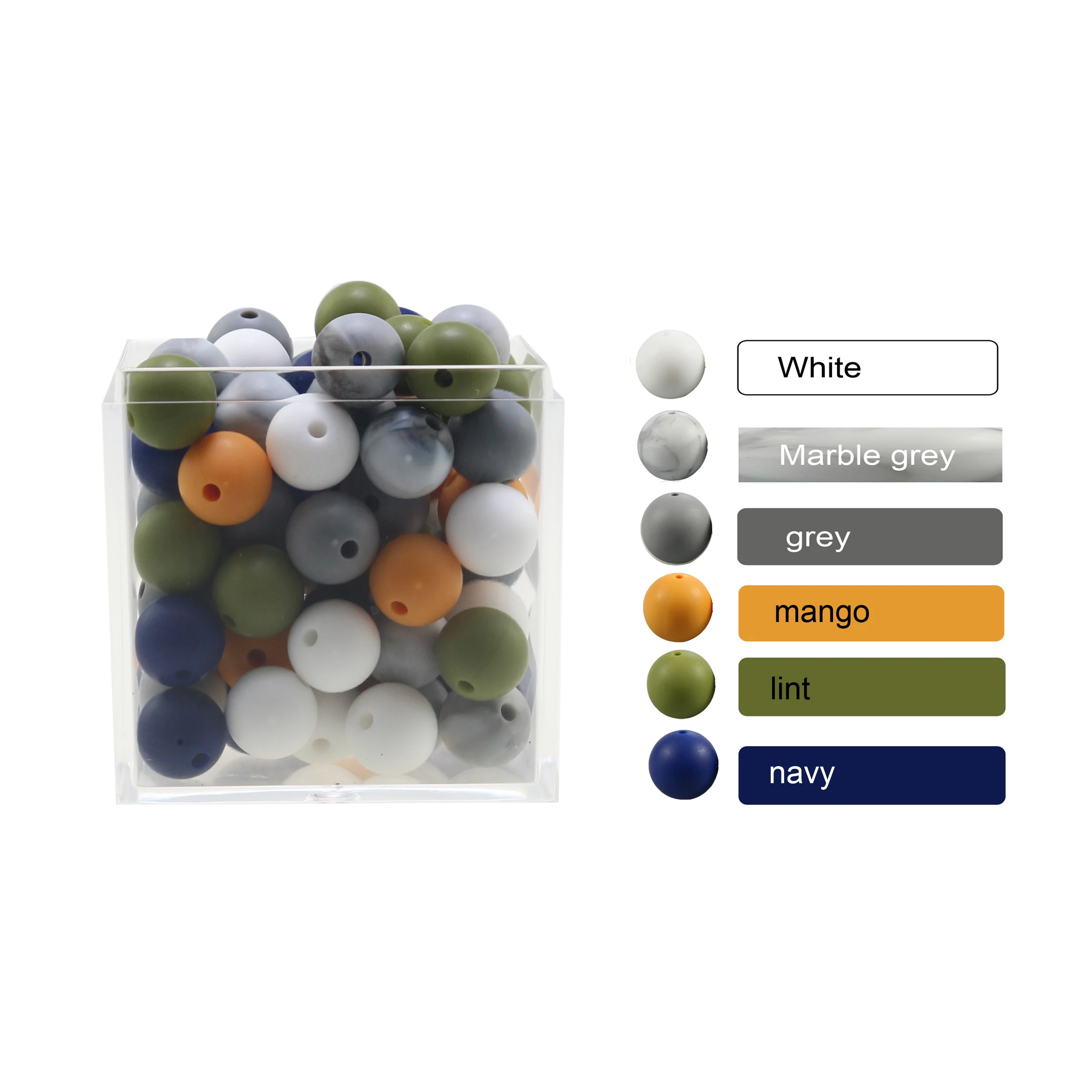 

Силиконовые Прорезыватели для зубов для детей, 12 мм, 20 шт.