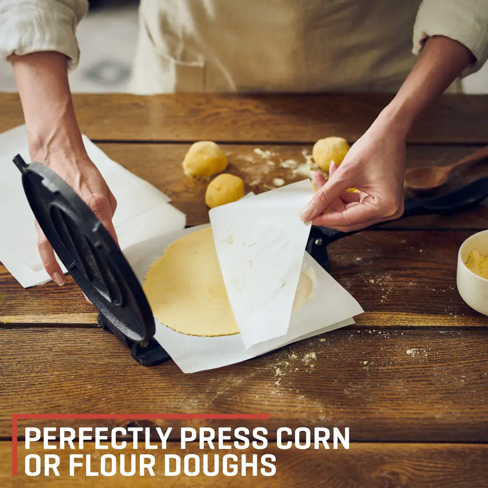 Pressa Per Tortilla In Legno - Strumento Per Fare Tortillas, Arepas E Gnocchi In Casa - Foto 9