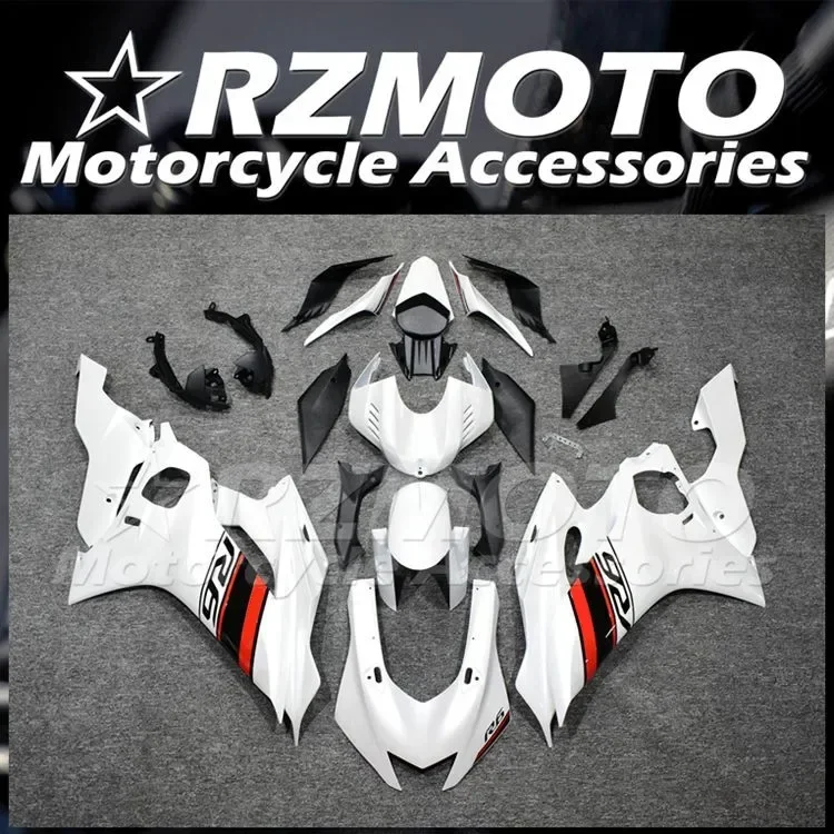 

4Gifts New ABS Fairings Kit Fit For YAMAHA YZF-R6 R6 2017 2018 2019 2020 2021 2022 17 18 19 20 21 22 Bodywork Set White Red