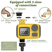 Automatic IRRIG System Garden Water Timer With 3 Separate Timing Programs Waterproof Irrigation Controller 4