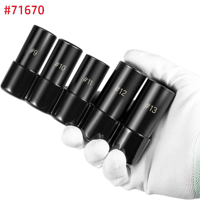 71670 Large Tap Socket Set, Fit 5/8", 11/16", 3/4", 7/8" & 1" (16mm-25mm) Taps, For Larger, M.C.T.I. Standard Taps