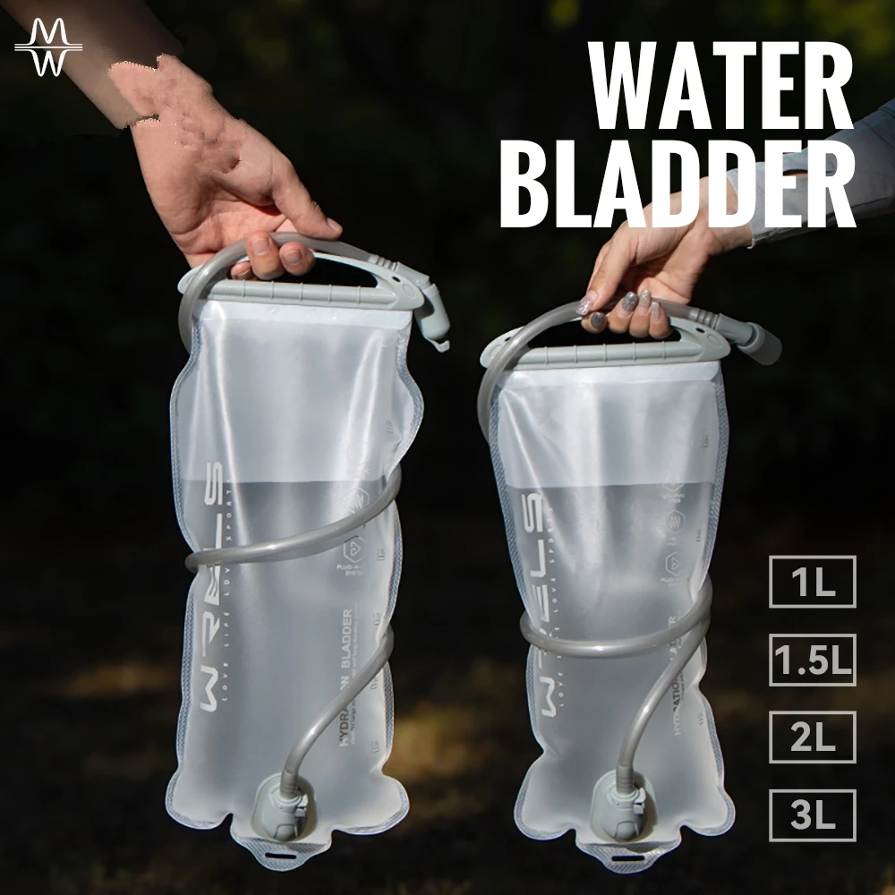 BPA 프리 수분 보충 블래더, 누수 방지 실리콘 바이트 밸브, 모래 및 UV 차단 기능, 이스라엘 국립 산책로 사막 하이킹 및 산악 자전거용
