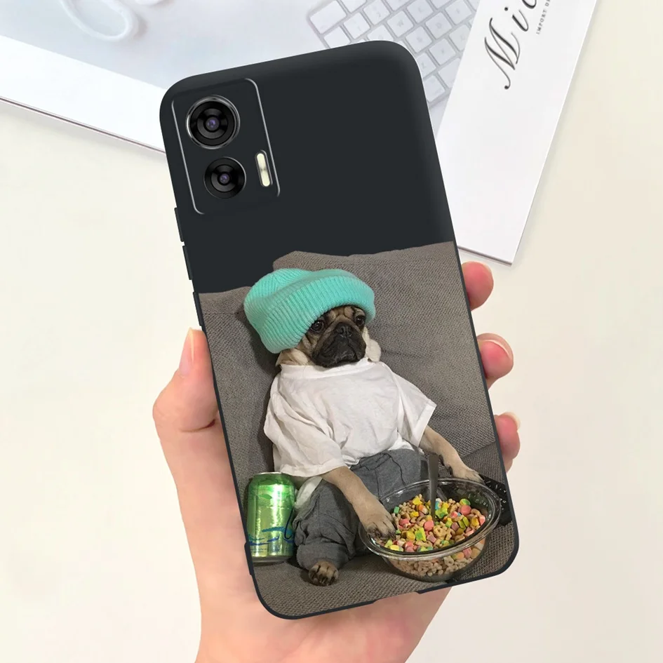 Cute Cartoon Tulip Shockproof TPU Phone Case - Anti-Fall Bumper Cover