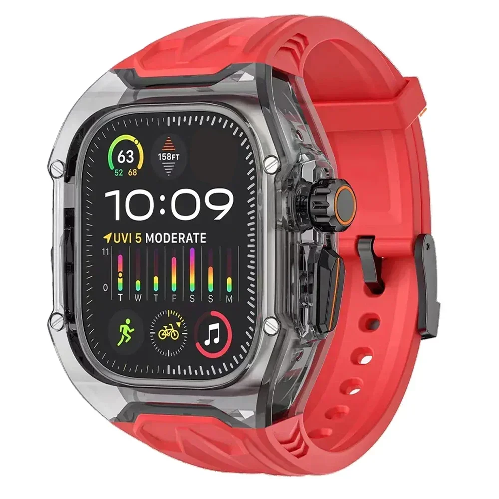 Transparent Protective Case + TPU Strap Modification Kit