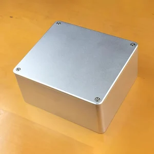 Large Sandblasted Aluminum Transformer Cover Square Power Transformer Protect Cover Box Chassis 160x75x140MM
