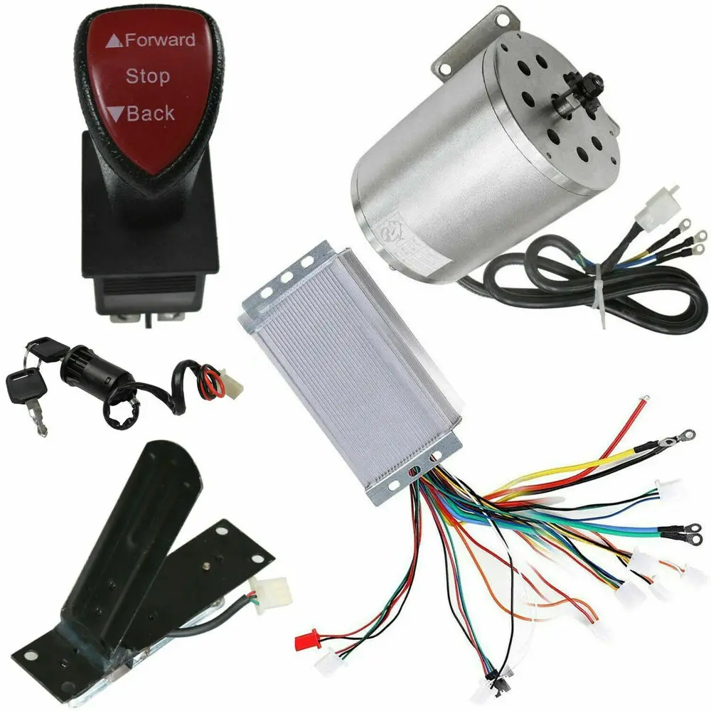 Tdpro 48V 1800W Kit Motore Elettrico Senza Spazzole Controller Pedale Scooter Go Kart Atv Quad