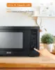 CHEF 1.6 Cubic Foot Microwave with 10 Power Levels, Small Microwave with Push Button Child Safety Lock, 1100 Watt Microwave 6
