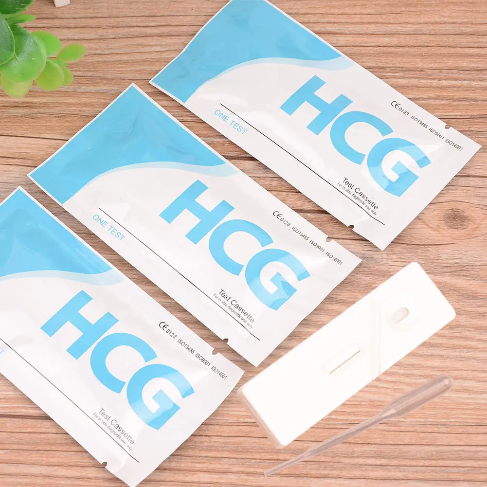 HCG Early Pregnancy Test Stick 10pcs Adult Products Urine Measuring Pregnancy Tester Quick Testing Strip Kits
