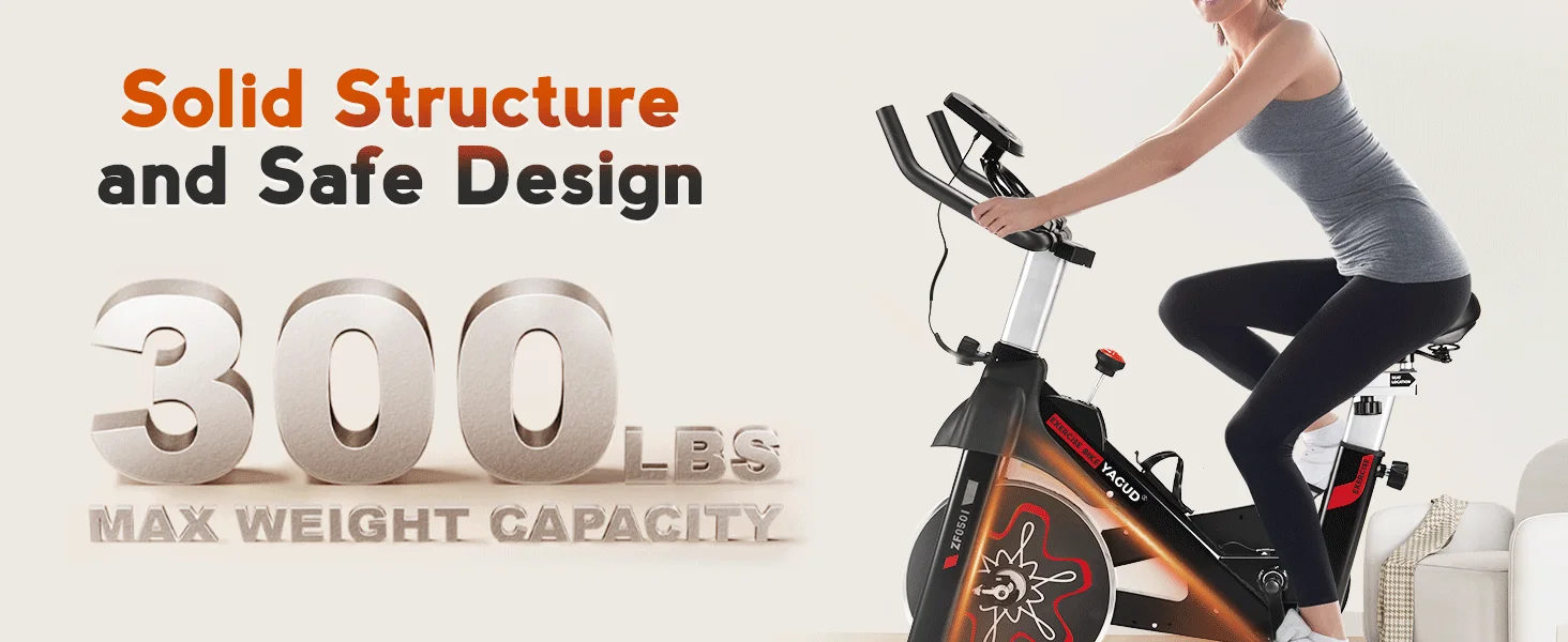 Description Picture 4 of itemStationary Bikes for Home, Indoor Cycling Bike/Brake Pad, Indoor Bike with Pad Mount & Comfortable Seat Cushion, Workout Bike