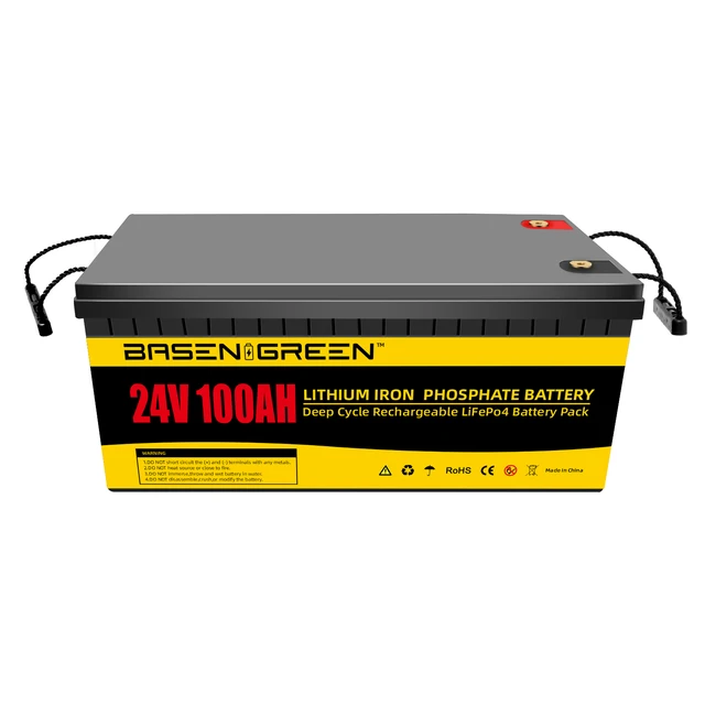 Basengreen Solar 24v 230Ah Lifepo4 battery pack deep cycle 24v lithium  battery - BASEN