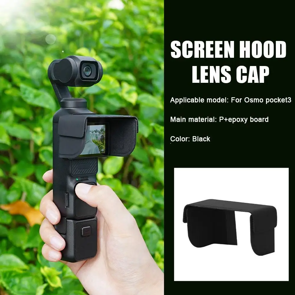 

Sunshade For DJI Osmo Pocket 3 Light Weight Sun Hood Screen Shade Protector Quickly Release Handheld Gimbal Camera Accessories